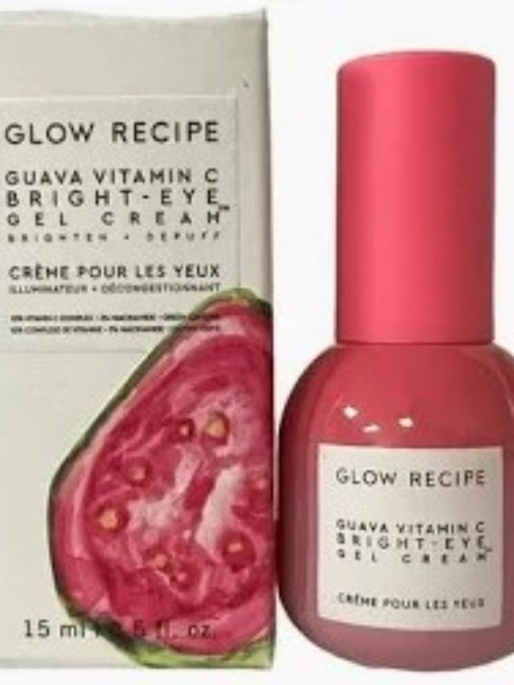 NEW Glow Recipe Guava Vitamin C Bright-Eye Gel Cream